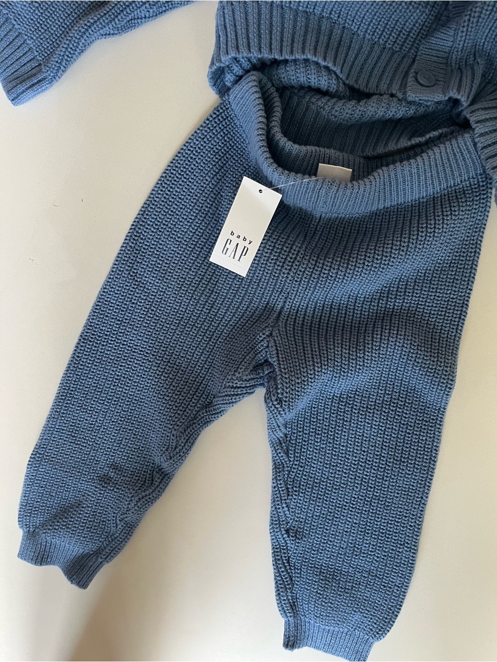 BABY GAP NWT 2 Piece Set, Knit Button Up Sweater and Pants, 12-18 Months - Picture 3 of 4